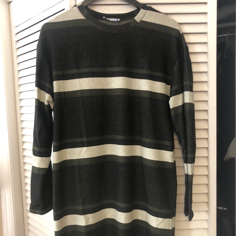 Zara Striped Knit Dress